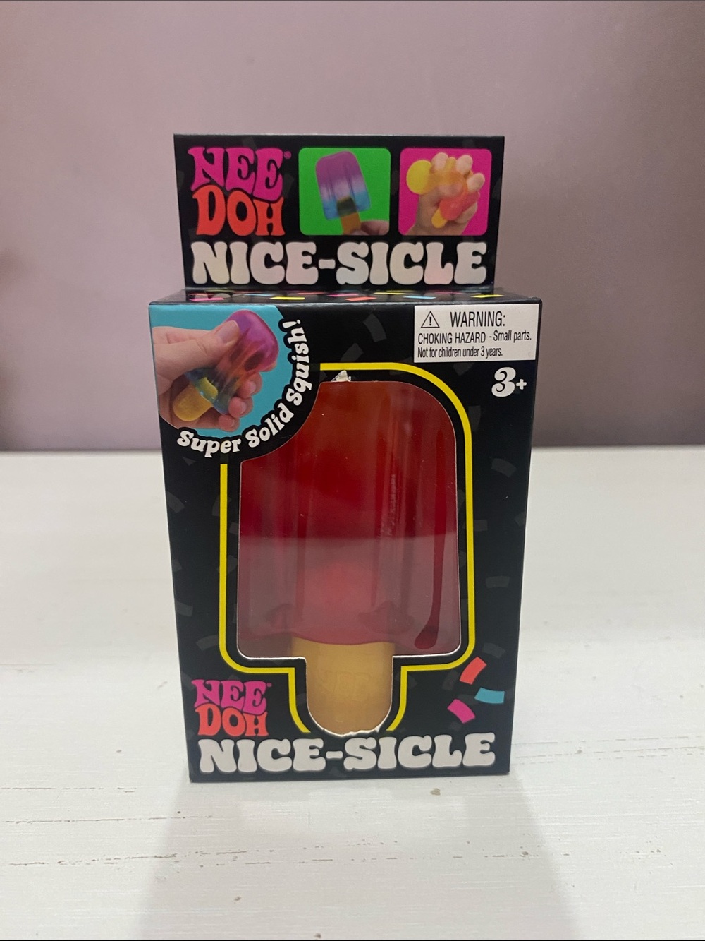 NEE DOH - Nice-Sicle Squishy Toy - Red Popsicle Squishy
